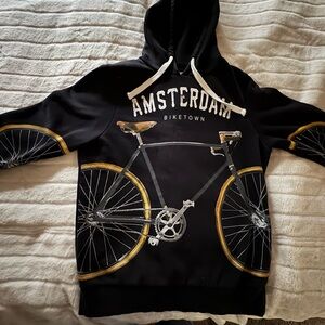 Black Graphic Hoodie